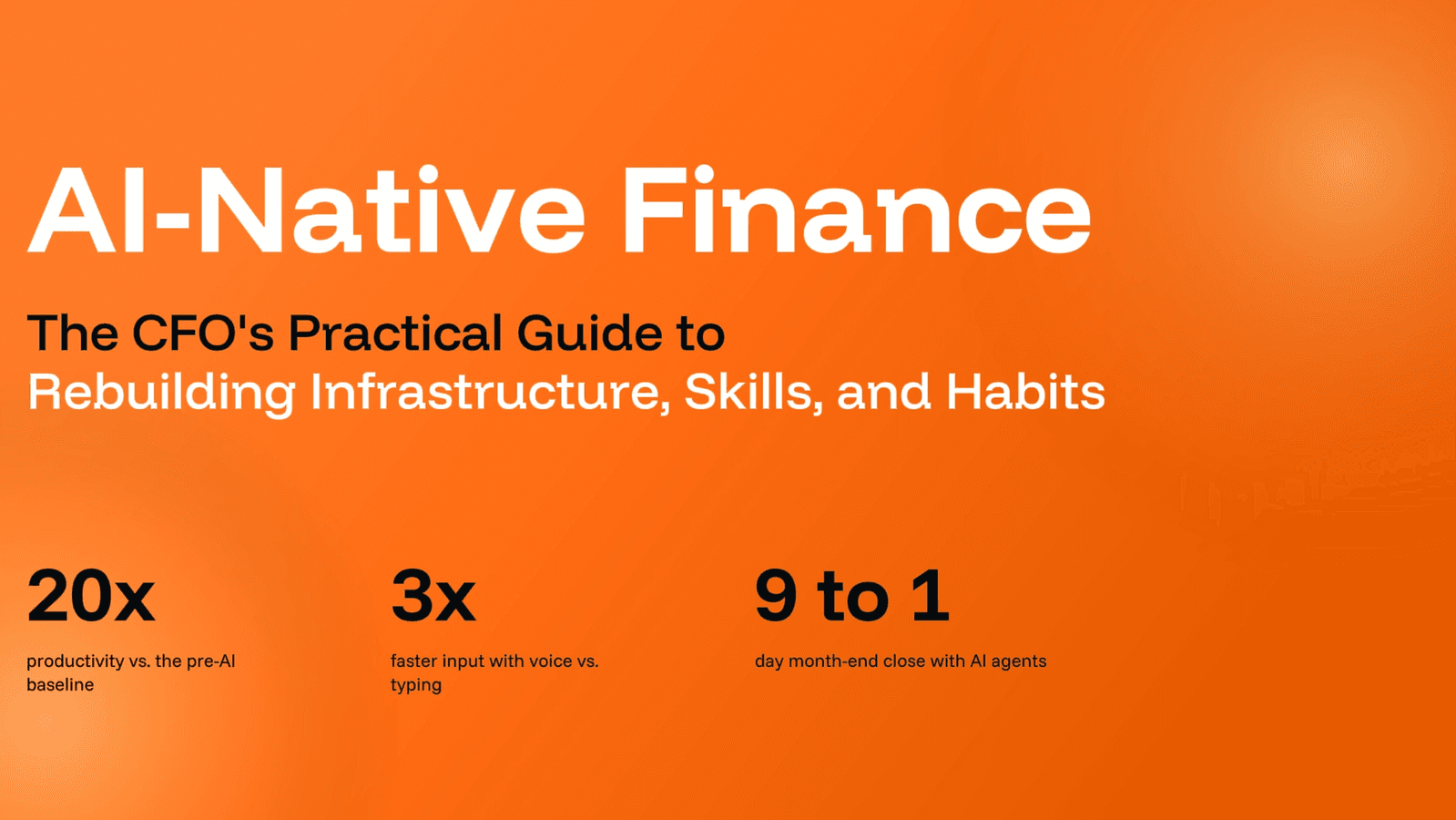 The CFO Practical Guide to Building an AI-Native Finance Function