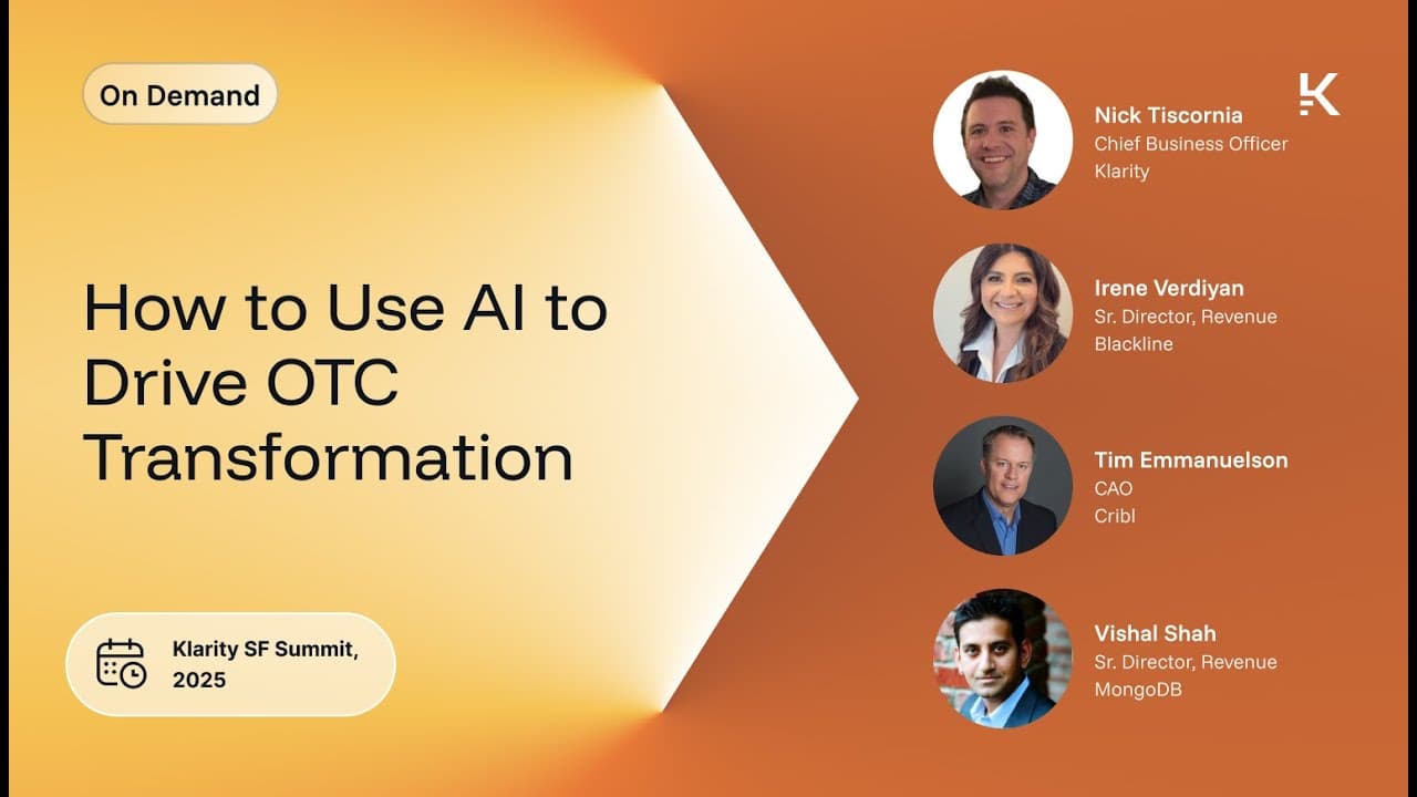 How to Use AI to Drive OTC Transformation