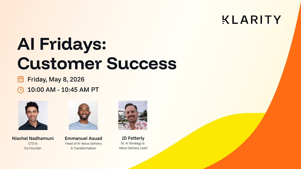 AI Fridays: Customer Success