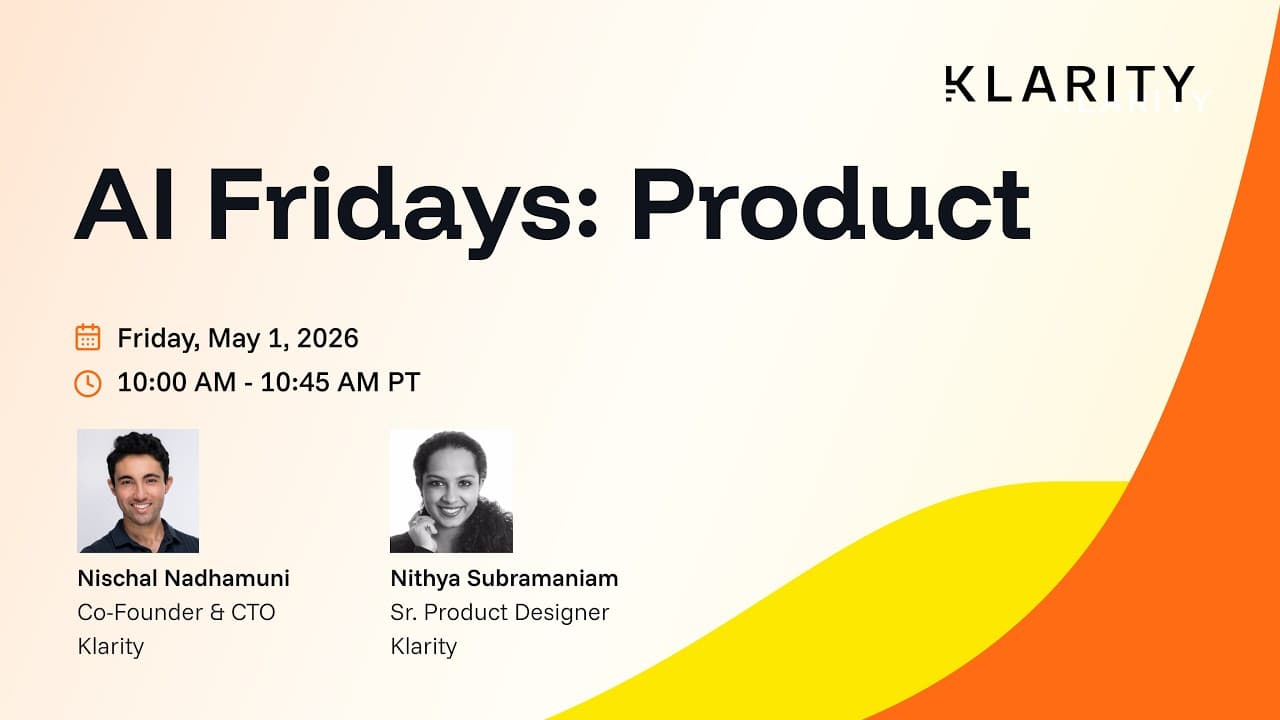 AI Fridays: Product